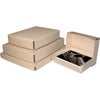 Print File Drop-Front Metal Edge Archival Storage Box, 9x11.5x3", Gray Tan
