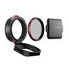 Freewell Real Lens Hood with 49mm CPL/Black Mist 1/4 Filter for Fujifilm GFX100RF Camera, Black Black