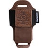 Gator Cases Shure Premium Leather Pouch for Wireless Bodypack Transmitter Brown