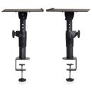 Gator Cases Frameworks Clamp-On Desktop Studio Monitor Stand, 2-Pack
