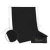 Glow Muslin Background - 6 x 9' (Chroma Blue) Black