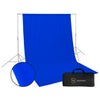 Glow Muslin Background - 6 x 9' (Chroma Blue) Chroma Blue
