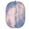 Glow CBA-CS0001 5x6.5' Fabric Collapsible Backdrop, Street Floral Painting