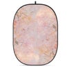 Glow CBA-CS0002 5x6.5' Fabric Collapsible Backdrop, Street Floral Painting