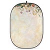 Glow CBA-TA0006 5x6.5' Fabric Collapsible Backdrop, Abstract Textured Floral Painting