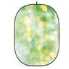 Glow CBA-PF0007 5x6.5' Fabric Collapsible Backdrop, Floral Painting Bokeh Textured