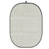 Glow CBA-CS0001 5x6.5' Fabric Collapsible Backdrop, Street Brick Wall