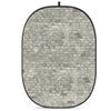 Glow CBA-WW0010 5x6.5' Fabric Collapsible Backdrop, Wooden Wall Brick Wall