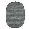 Glow CBA-TB0011 5x6.5' Fabric Collapsible Backdrop, Bokeh Textured Brick Wall