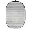 Glow CBA-CS0003 5x6.5' Fabric Collapsible Backdrop, Street Wooden Wall