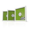 Glorious 12" Vinyl Frame Set, White, 3-Pack White