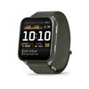 Garmin Venu X1 AMOLED GPS Smartwatch, Titanium Caseback with Moss ComfortFit Nylon Band Moss