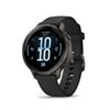 Garmin Venu 4 41mm AMOLED GPS Smartwatch, Silver with Periwinkle Silicone Band Slate