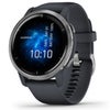 Garmin Venu 2 45mm GPS Smart Watch, Black/Slate Silver Stainless Steel Case with Sport Band