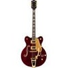 Gretsch G5422TG Electromatic Classic Hollow Body Double-Cut Bigsby Gold Hardware Electric Guitar, Orange Stain Walnut Stain