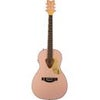 Gretsch G5021E Rancher Penguin Parlor Acoustic Electric Guitar, Mint Metallic Shell Pink