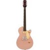 Gretsch G2215-P90 Streamliner Junior Jet Club P90 Electric Guitar, Havana Burst Pink