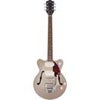 Gretsch G2655T-P90 Streamliner Collection Center Block Jr. Double-Cut P90 Electric Guitar with Bigsby, Two-Tone Mint Metallic with Vintage Mahogany Stain Sahara