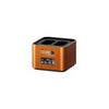 Hahnel ProCUBE 3 Professional Twin Charger for Select Canon Batteries, Red Orange
