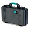HPRC 2530E Resin Hard Case without Foam, Black with Blue Handle Black with Blue Handle