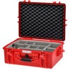 HPRC HPRC2600 Water-Resistant Hard Case with Second Skin, Blue Red