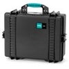 HPRC 2600 Waterproof Hard Case with Second Skin, Red Black with Blue Handle