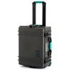 HPRC 2600BAG Resin Hard Case with Bag and Dividers, Black with Blue Handle Gray with Blue Handle