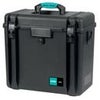 HPRC 4200 Waterproof Hard Case with Cubed Foam, Black Black with Blue Handle