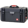 HPRC 4300E Resin Hard Case without Foam, Black with Blue Handle Black with Red Handle