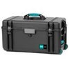 HPRC 4300WDK Wheeled Hard Case with Divider Kit, Black Black with Blue Handle