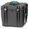 HPRC 4400 Waterproof Hard Case with Cubed Foam, Black Black with Blue Handle