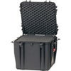 HPRC 4400CUB Resin Hard Case with Cubed Foam, Black Black with Red Handle