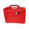 HPRC 2500CUB Resin Hard Case with Cubed Foam, Black with Blue Handle Red
