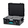 HPRC 2600 Wheeled Waterproof Hard Case with Second Skin, Black Without Wheels