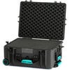 HPRC 2600 Wheeled Waterproof Hard Case with Cubed Foam, Gray With Wheels