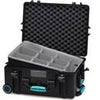 HPRC 2600 Wheeled Waterproof Hard Case with Second Skin, Black With Wheels