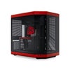 HYTE Y70 Dual Chamber Modern Aesthetic Panoramic Tempered Glass EATX Mid-Tower Gaming Computer Case Red