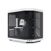 HYTE Y70 Dual Chamber Modern Aesthetic Panoramic Tempered Glass EATX Mid-Tower Gaming Computer Case White