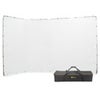 iKan 13.1x7.8' Portable Panoramic Backdrop, White White