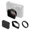 NiSi NC UV Filter with 49mm Filter Adapter, Lens Hood and Lens Cap for Fujifilm X100 Series Camera Black