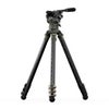 Tilta Cine Fluid Head with 4-Section Carbon Fiber Tripod, 17.5 lbs Capacity Forest Camo