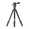 Tilta VT05 4-Section Carbon Fiber Travel Tripod with Video Fluid Head Forest Green
