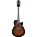 Ibanez AEG5012 AEG 12-String Acoustic Electric Guitar, Dark Violin Sunburst