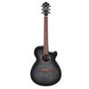 Ibanez AEG70 Acoustic Electric Guitar, Walnut Fretboard, Transparent Charcoal Burst High Gloss Transparent Charcoal Burst