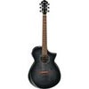 Ibanez AEWC Series AEWC400 Acoustic Electric Guitar, Laurel Fretboard, Indigo Blue Burst Gloss Transparent Black Sunburst