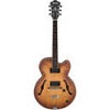Ibanez Artcore Series AF55 Hollow-Body Electric Guitar, Bound Rosewood Fretboard, Tobacco Flat Tobacco