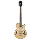 Ibanez Artcore AGB200 Hollowbody Electric Bass Guitar, Laurel Fretboard, Natural