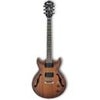 Ibanez Artcore Series AM53 Hollow-Body Electric Guitar, Rosewood Fretboard, Transparent Black Sunburst Satin