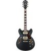 Ibanez AS Artcore AS73G Semi-Hollow Double Cutaway Electric Guitar, Bound Rosewood Fretboard, Metallic Purple Flat Black (Flat)
