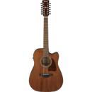 Ibanez Artwood AW5412CE Dreadnought Cutaway Acoustic Electric Guitar, Natural